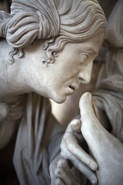 The Entombment and the Swoon of the Virgin (detail) by Ligier Richier